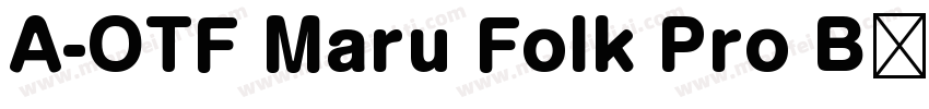 A-OTF Maru Folk Pro B转换器字体转换